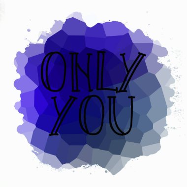 Sadece soyut renkli arkaplanda metin yazarsın