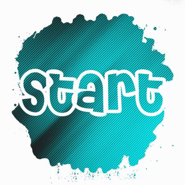 soyut renkli arkaplanda metni başlat