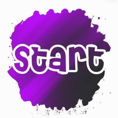 soyut renkli arkaplanda metni başlat