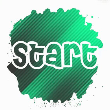 soyut renkli arkaplanda metni başlat