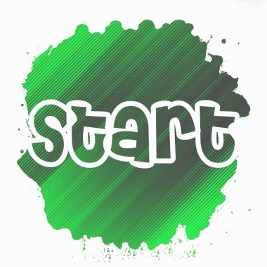 soyut renkli arkaplanda metni başlat