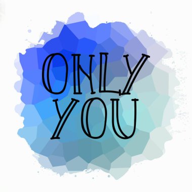 Sadece soyut renkli arkaplanda metin yazarsın