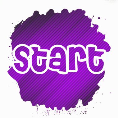 soyut renkli arkaplanda metni başlat