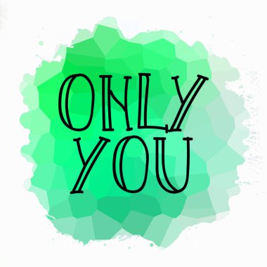 Sadece soyut renkli arkaplanda metin yazarsın