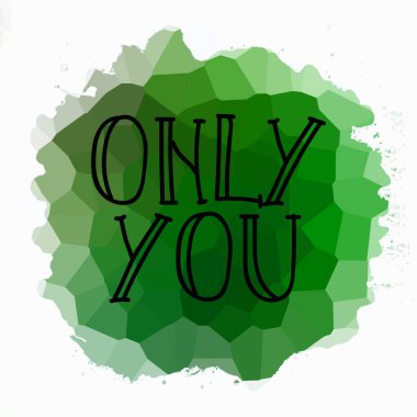 Sadece soyut renkli arkaplanda metin yazarsın