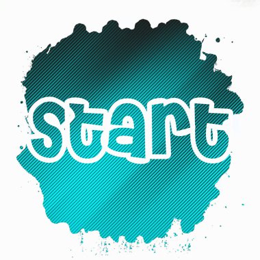 soyut renkli arkaplanda metni başlat