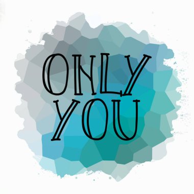 Sadece soyut renkli arkaplanda metin yazarsın