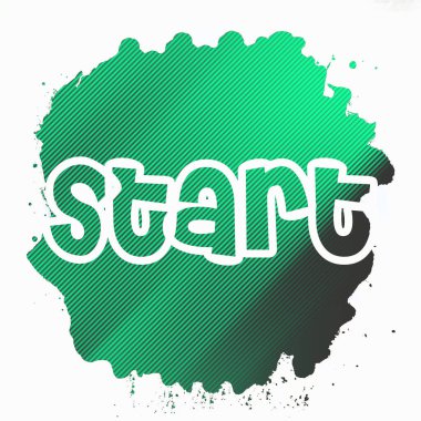 soyut renkli arkaplanda metni başlat