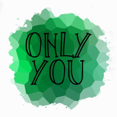 Sadece soyut renkli arkaplanda metin yazarsın