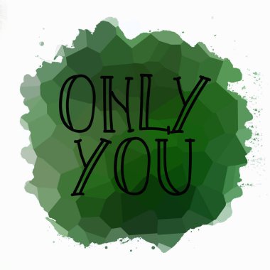 Sadece soyut renkli arkaplanda metin yazarsın