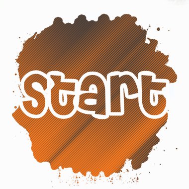 soyut renkli arkaplanda metni başlat