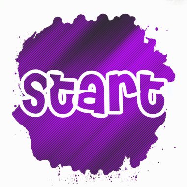 soyut renkli arkaplanda metni başlat