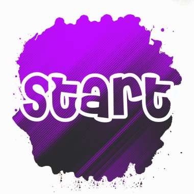 soyut renkli arkaplanda metni başlat