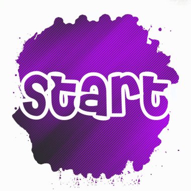 soyut renkli arkaplanda metni başlat