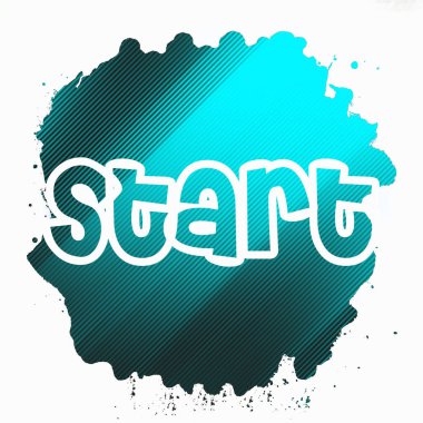 soyut renkli arkaplanda metni başlat