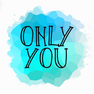 Sadece soyut renkli arkaplanda metin yazarsın