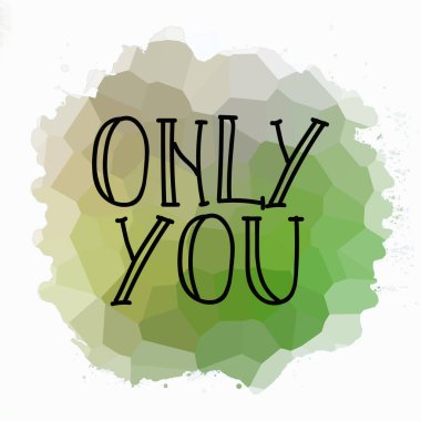 Sadece soyut renkli arkaplanda metin yazarsın