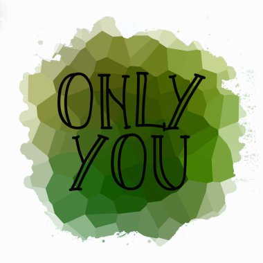 Sadece soyut renkli arkaplanda metin yazarsın