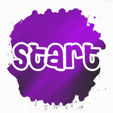 soyut renkli arkaplanda metni başlat