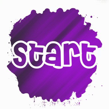 soyut renkli arkaplanda metni başlat