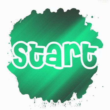 soyut renkli arkaplanda metni başlat