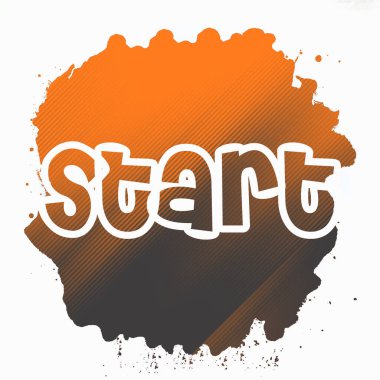 soyut renkli arkaplanda metni başlat