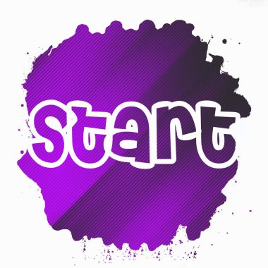 soyut renkli arkaplanda metni başlat