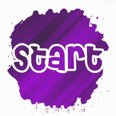 soyut renkli arkaplanda metni başlat