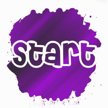 soyut renkli arkaplanda metni başlat