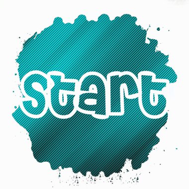 soyut renkli arkaplanda metni başlat