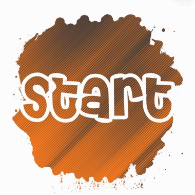 soyut renkli arkaplanda metni başlat