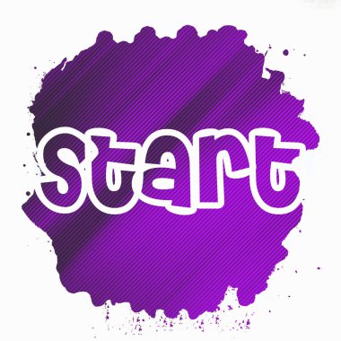 soyut renkli arkaplanda metni başlat