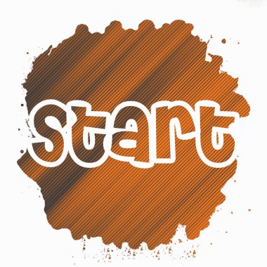 soyut renkli arkaplanda metni başlat