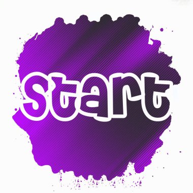 soyut renkli arkaplanda metni başlat