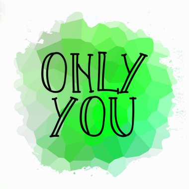 Sadece soyut renkli arkaplanda metin yazarsın