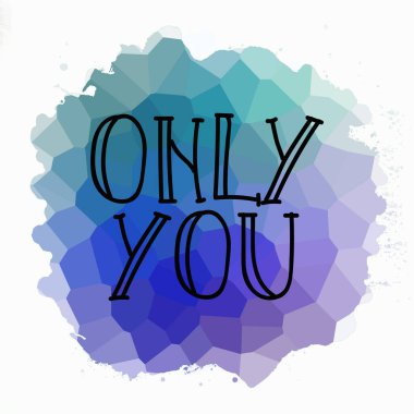 Sadece soyut renkli arkaplanda metin yazarsın