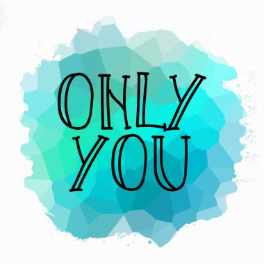 Sadece soyut renkli arkaplanda metin yazarsın