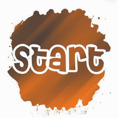 soyut renkli arkaplanda metni başlat