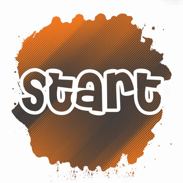 soyut renkli arkaplanda metni başlat