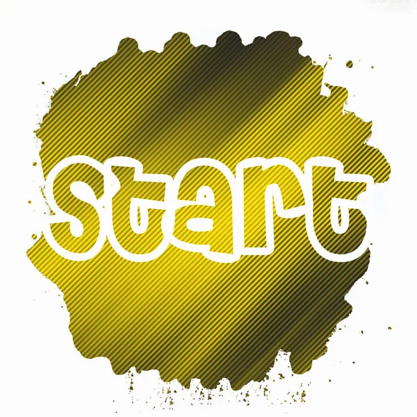 soyut renkli arkaplanda metni başlat