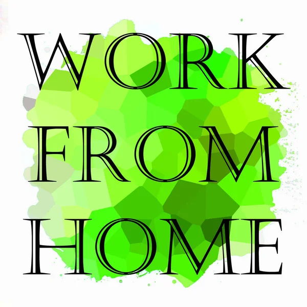 Soyut renkli arkaplan üzerindeki ev cümlesinden çalış