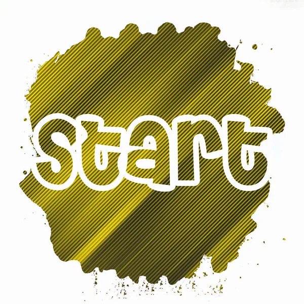 soyut renkli arkaplanda metni başlat