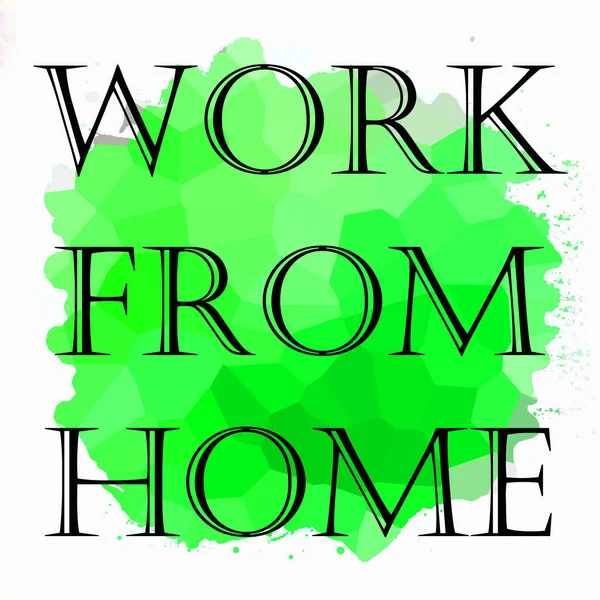 Soyut renkli arkaplan üzerindeki ev cümlesinden çalış