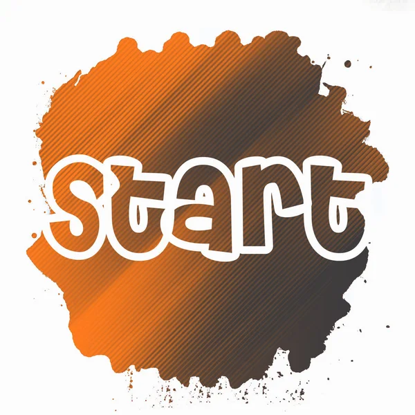 soyut renkli arkaplanda metni başlat