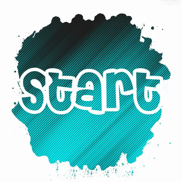 soyut renkli arkaplanda metni başlat