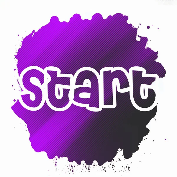 soyut renkli arkaplanda metni başlat