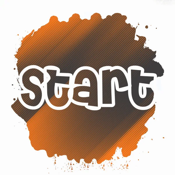 soyut renkli arkaplanda metni başlat