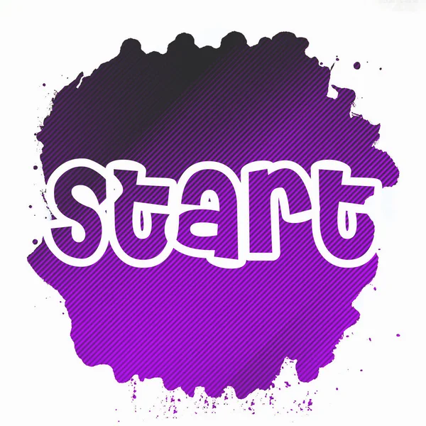 soyut renkli arkaplanda metni başlat