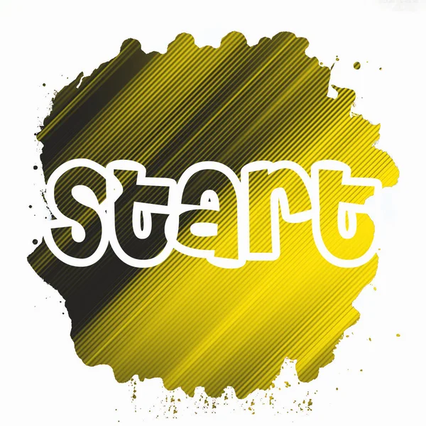 soyut renkli arkaplanda metni başlat