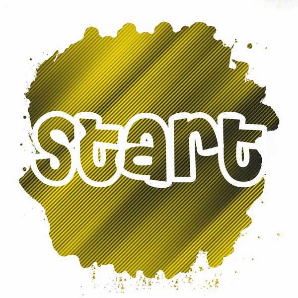 soyut renkli arkaplanda metni başlat